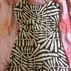 Benoa Swim Black and Cream One Piece